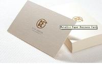 more images of Metallic Paper Business Card