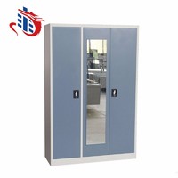 more images of Excellent quality fashion school furniture metal 3 door storage locker