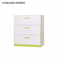 New office furniture 3 drawer steel wide lareral filing storage cabinet