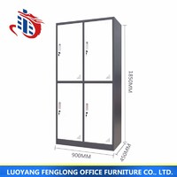 High Quality Four Door Metal Locker stainless steel filing cabinet design with low price