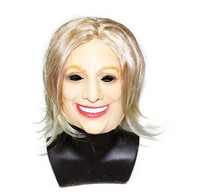 Funny Adult Costume Fancy Dress Latex Hillary Clinton Mask