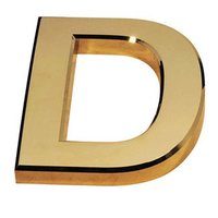PLASTIC ABS LETTER BADGE MOLDING, PS, HDPE, GOLD PLATING