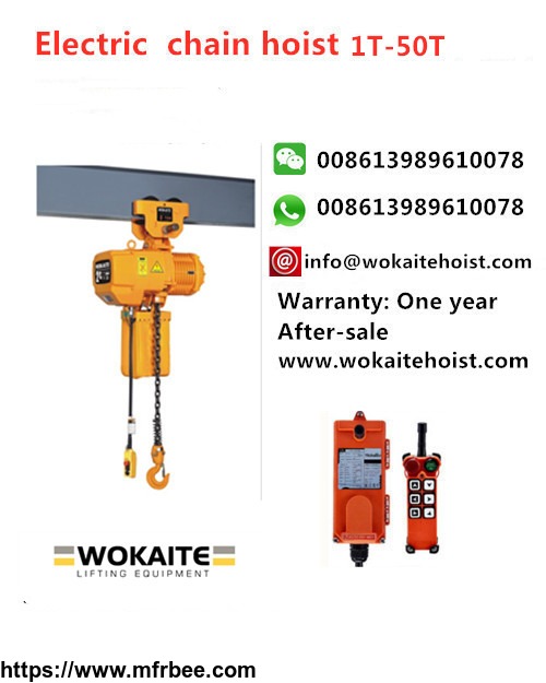 wokaite_2_ton_high_quality_electric_chain_hoist_for_sale