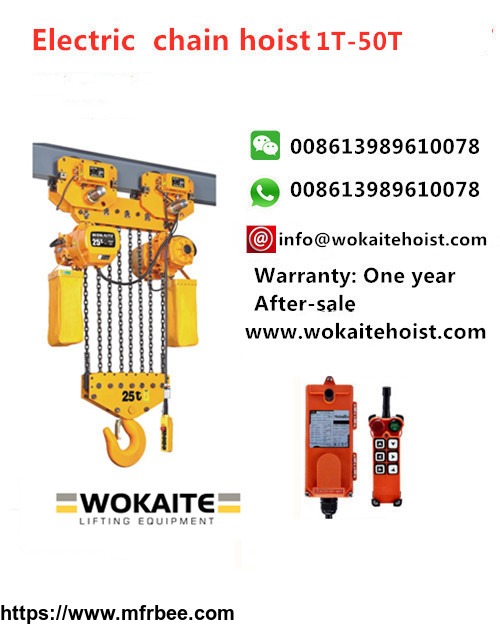 wokaite_25_ton_electric_chain_hoist_with_eight_chains