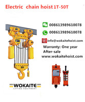 WOKAITE 25 ton electric chain hoist with eight chains