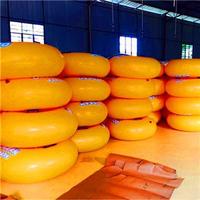 Inflatable Yellow Swing Ring For Children In The Water