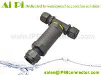 more images of IP68 Waterproof 3-Pole T-Splitter Connector