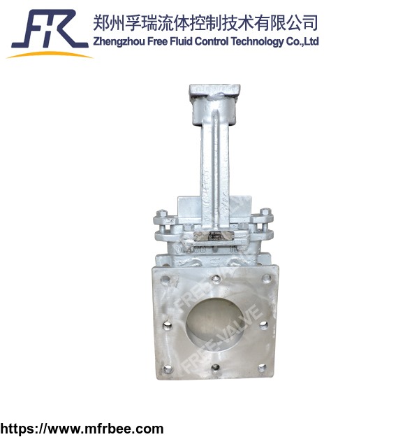 high_temperature_square_flange_type_knife_gate_valve_with_2520_stainless_steel