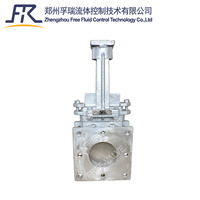 High temperature Square Flange Type Knife Gate Valve with 2520 stainless steel