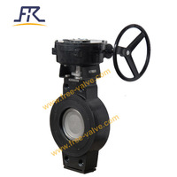Worm gear box operation Wafer Type High Performance Butterfly Valve