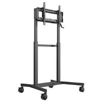 more images of WH3191 55-75 Inch Customizable Mobile Rolling TV Cart