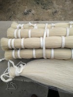 more images of 30 inch white horse tail hair for fiddle bow use