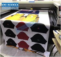 more images of Sublimation printed sportswear laser cutting