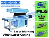 Vinyl laser marking, laser cutting vinyl by Unikonex