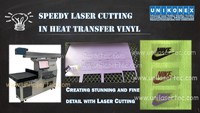 more images of Unikonex speedy laser cutter in heat transfer vinyl
