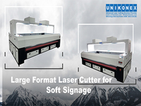 more images of Unikonex large format laser cutter for soft signage