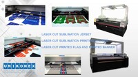 more images of Unikonex fabric laser cutting machine
