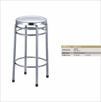 more images of stainless steel round bar stool