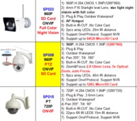 Sricam SP019 Indoor 1080P IP Camera Plug & Play Two Way Audio PT Ap Hotspot 128 Microsd Card Email Alarm