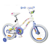 more images of Tauki Colorful 16 inch Flowers Girl Bike, Purple