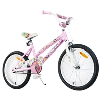 more images of Tauki Spring 20 inch Flowers Girl Bike, Pink