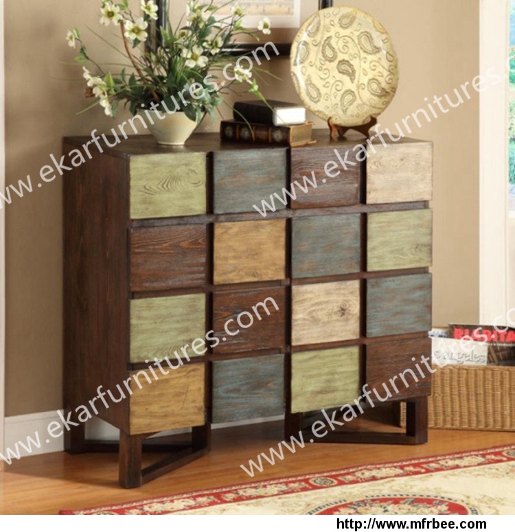 multi_drawers_wooden_home_decorated_console_chest_with_soft_hinge