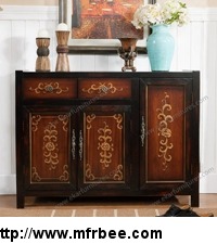 antique_country_style_wood_shoe_cabinet_with_doors