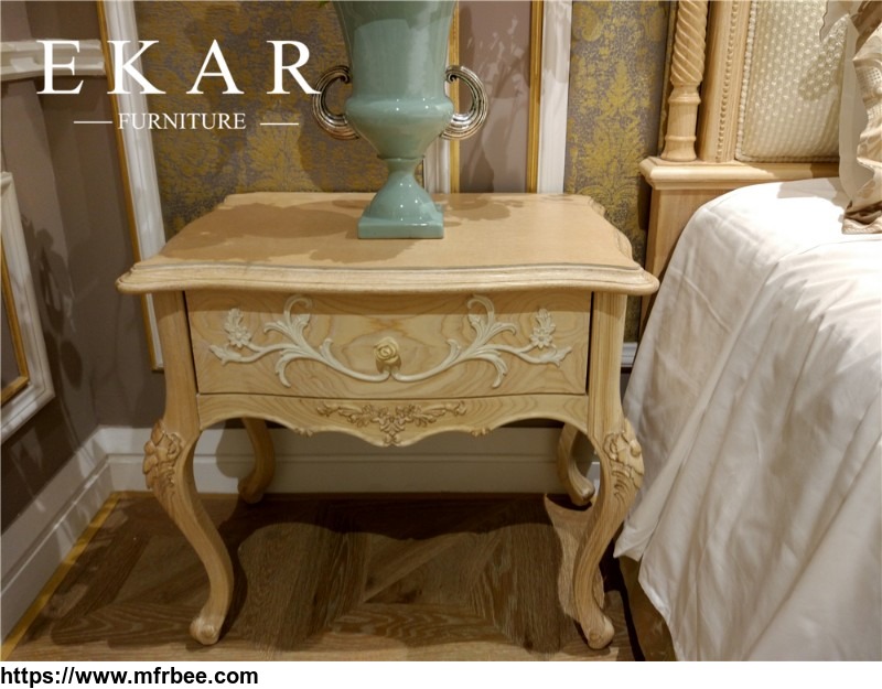 europen_style_bedroom_furniture_wood_antique_flower_nightstand