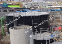 50000 gallon Agricultural Water Storage Tanks With Porcelain Enamel Coating Process