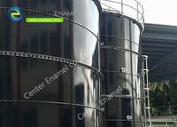 Easy Assemble Glass Fused to Steel Liquid Storage Tanks 20 m3 to 20,000 m3 Capactiy