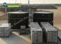 Bolted Steel Fire Protection Water Storage Tanks with Aluminum Dome Roofs