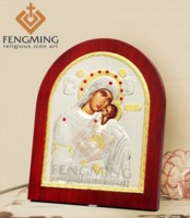more images of FMSICON15-1 Silver Virgin Mary Icon