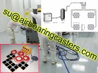 Air bearing casters air skids details with pictures manual instruction