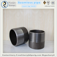 npt Sch40 Black Carbon Steel NPT Double Thread Swage Pipe Nipple