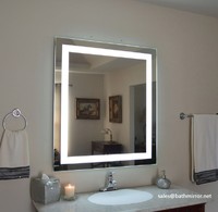 more images of Wholesale Factory CE/UL Wall Mounted Backlit LED Illuminated Mirror for Hotel Bathroom