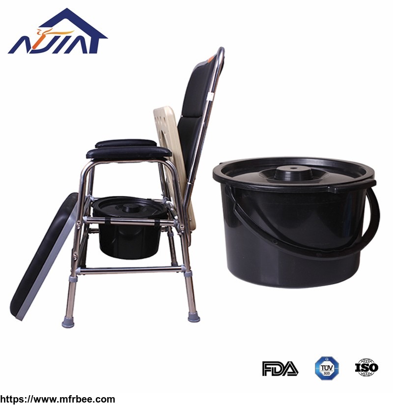 portable_commode_wheelchair_bedside_toilet_shower_chair