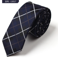 Polyester mens tie with square pattern in different colors