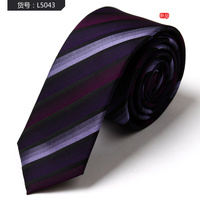 Multi-colors stripe polyester woven neckties