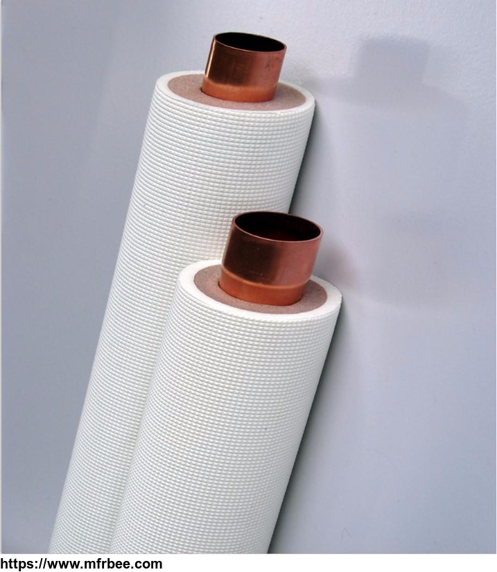 20mm_thermal_protection_3_layers_pe_foam_insulated_copper_straight_tube