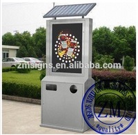 more images of Street Solar Trash Bin Advertising Light Box