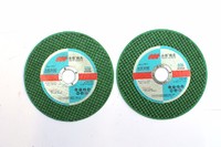 4.5 Inches, 107x1.2x16mm, T41 Sharp-type Flat Center Cut-off  Wheels for Metal and Stainless Steel, Green Color, Double Nets, EN12413