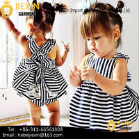 white and Black Strip Children Clothing Sets Hot Sale Baby 2 Pieces Clothes Outfits