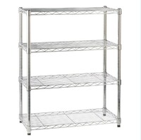 more images of Heavy Duty Standard Metal Chrome Wire Shelving