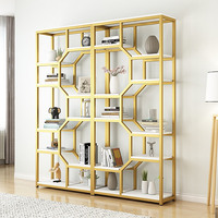 more images of Stainless Steel Shelving Simple Shelf Bookcase Partition