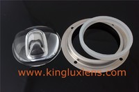65mm diameter LED streetlight glass lenses KL-SL65-32