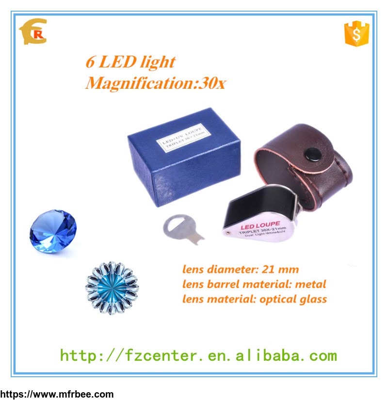 cheap_prices_professional_triplet_optical_lens_30x_gem_jewelry_loupe_magnifier_led_uv_light