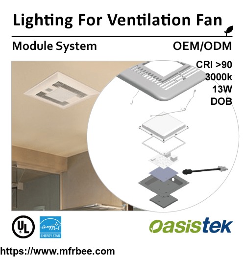 lighting_for_ventilation_fan_module_system_oem_odm_oasistek