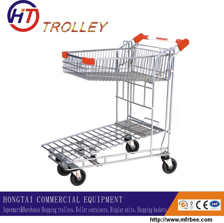 heavy_duty_two_layers_cargo_trolley_logistic_trolley_cart_for_supermarket