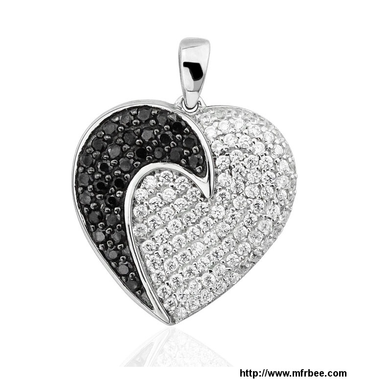 2015_manli_fashion_female_925_sterling_silver_heart_shaped_aestheticism_pendant