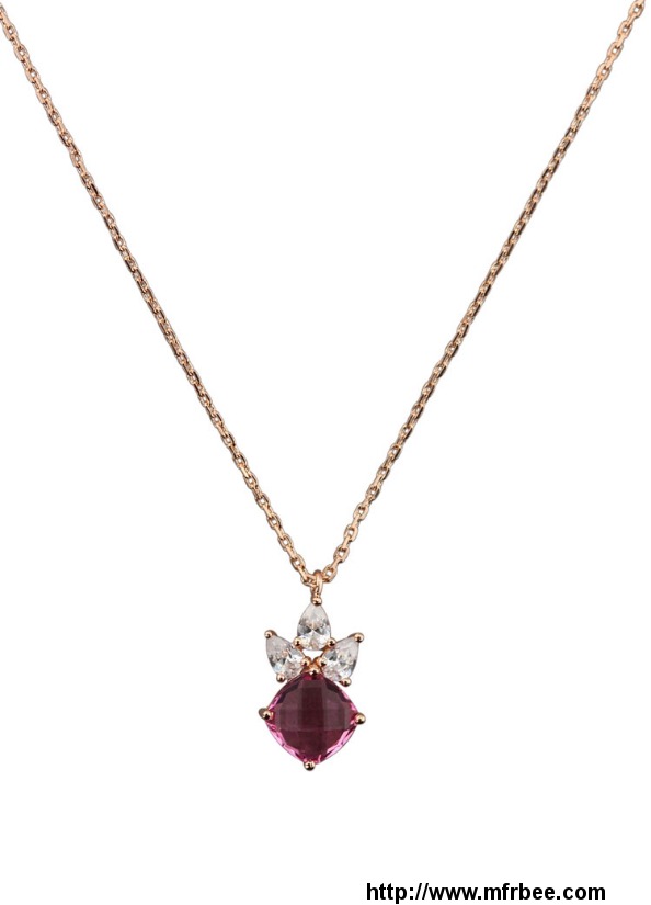 2015_manli_newest_style_hot_selling_natural_pink_crystal_pendant